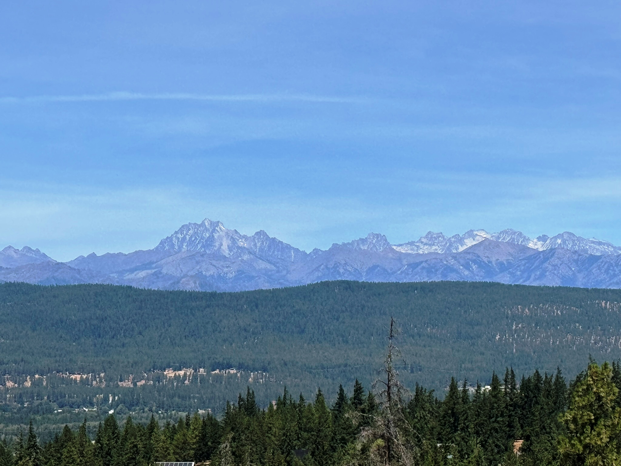 Panoramic view of the Stuart Range from 320 Palouse
